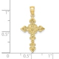 thumbnail image 2 of FJC Finejewelers 10 kt Yellow Gold Crucifix W/ Fancy Edges Charm 27 x 14 mm, 2 of 6