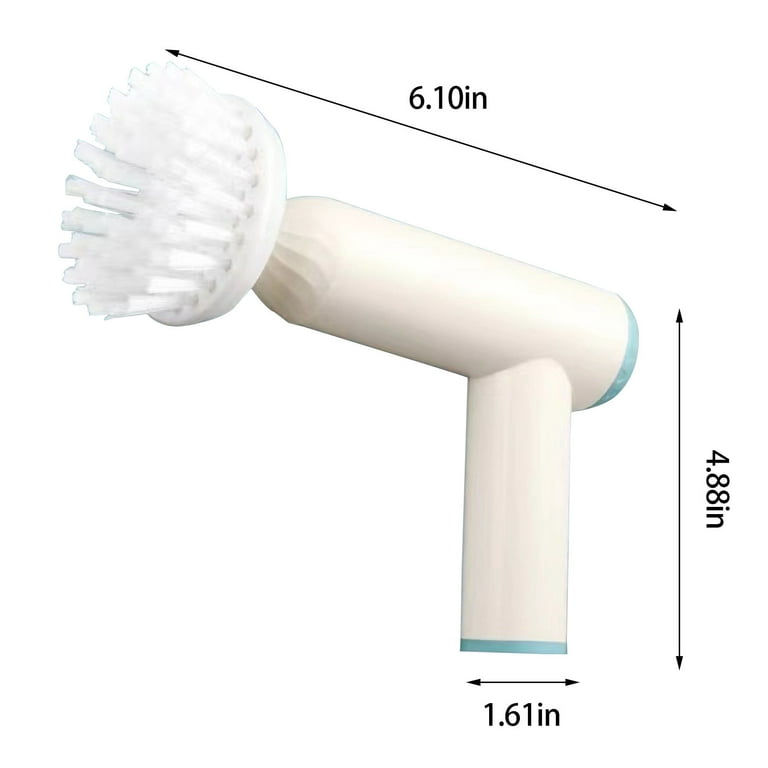 Set, Electric Cleaning Brush, Electric Spin Scrubber, Long Handle Scrubber,  Bathtub Tile Scrubber With 6 Replaceable Brush Heads, 90-120Min Running Ti