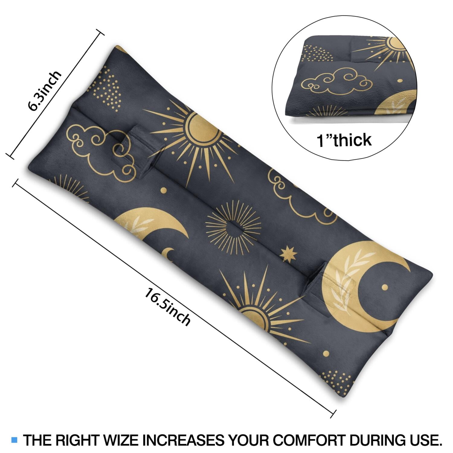 Bohemian Starry Night Seatbelt Pillow Chest Protector for Breast Surgery & Mastectomy Recovery