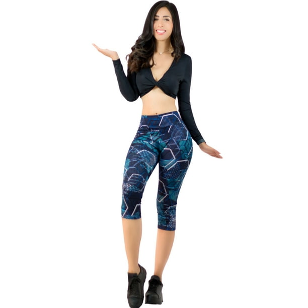 Legging Mujer Capris Bermuda Mallones Leggins Mayon Mallas UNITALLA