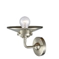 thumbnail image 2 of 284-1W-SN-M2-SN Innovations Lighting Railroad - 1 Light Wall Sconce-5.25 Inches Tall and 8 Inches Wide-Brushed Satin Nickel Finish-Brushed Satin, 2 of 2