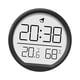 thumbnail image 5 of Reloj despertador digital de pared redondo de 7,4 cm, portátil, multiusos, 12/24 horas Negro, 5 of 9