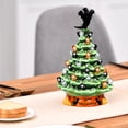 thumbnail image 1 of Patiojoy Pre-Lit Hand-Painted Ceramic Halloween Tree Tabletop Xmas Decor w/ 40 Decorative Lights and Ghost Topper, 1 of 9