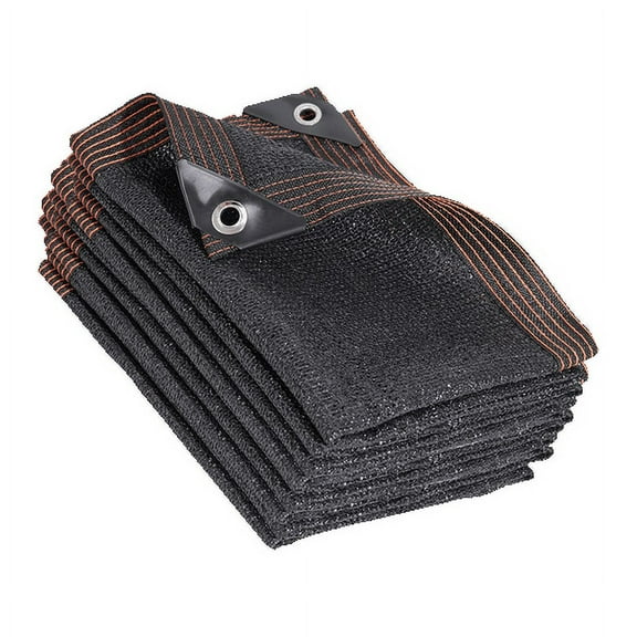 Shade Cloth 90% Sunblock Shade Cloth,Outdoor Sunshade Fabric Net with Grommets,Black Sunscreen Fabric for Greenhouse Plants Vegetables Garden Courtyards Lawns Pergola Patios Kennels