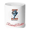 thumbnail image 1 of Snow Board Winter Sport Illustration Rich and Rich Bank Saving Box Coin, 1 of 1