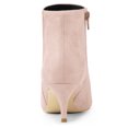 thumbnail image 4 of Unique Bargains Bottines à Talon Aiguille à Bout Pointu à Fermeture Éclair pour Femmes, 4 of 7