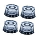 thumbnail image 2 of 4 perillas de guitarra, potenciómetro, perilla de acrílico portátil, control de volumen para guitarra, bajo Negro claro, 2 of 9