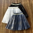 thumbnail image 4 of KAUOD Girls Pleated Sequins Tutu Skirts Cute Sparkle Tiered Tulle Princess Skirt Kids Toddler Birthday Party Short Dress, 4 of 7