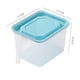 thumbnail image 3 of Recipientes transparentes para almacenamiento de cereales - Recipiente hermético para alimentos, organizador transparente para despensas de cocina para cereales, cereales y alimentos secos, diseño, 3 of 3