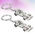 thumbnail image 1 of MERRYHAPY 2Pcs Racing Car Keychains Durable Metal Key Holder Stylish Key Pendant for Decoration, 1 of 8