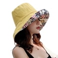 thumbnail image 1 of Sombrero de pesca de doble cara para mujer, con circunferencia de 56-58 cm, protector solar de verano para exteriores, 1 of 5