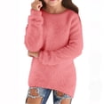thumbnail image 1 of Manteaux pour Filles Manches Longues Mode Décontractée Automne Chandail en Molleton Uni Col Rond pour Garçons et Filles - Parfait pour Décontracté, Usage Quotidien et Occasions Spéciales, 1 of 5