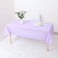 thumbnail image 1 of Nvzi 10 manteles desechables de plástico rectangulares de colores, impermeables, para fiestas, de 53,93 x 107,87 pulgadas, para picnic, cocina, cumpleaños (morado claro), 1 of 5