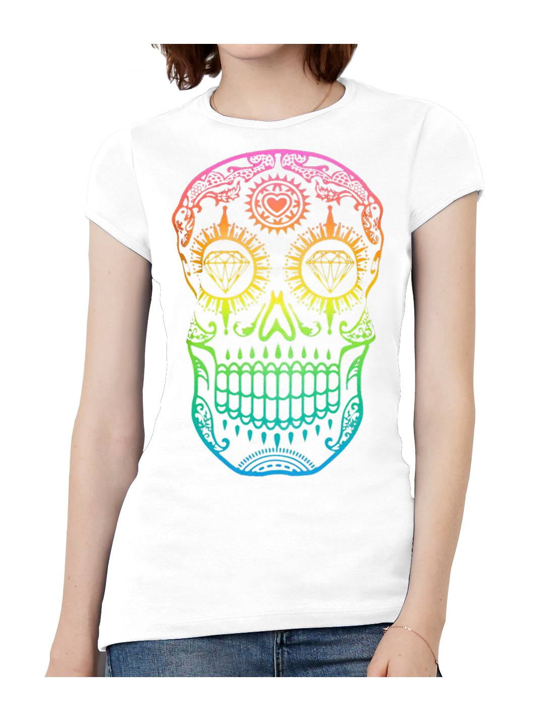 diamond skull shirt