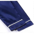 thumbnail image 4 of Kids Toddler Baby Girl Boy Satin Pajamas Set Long Short Sleeve Button-down Pajama Shirt Top+pants Bottoms Sleepwear Outfits, 4 of 4