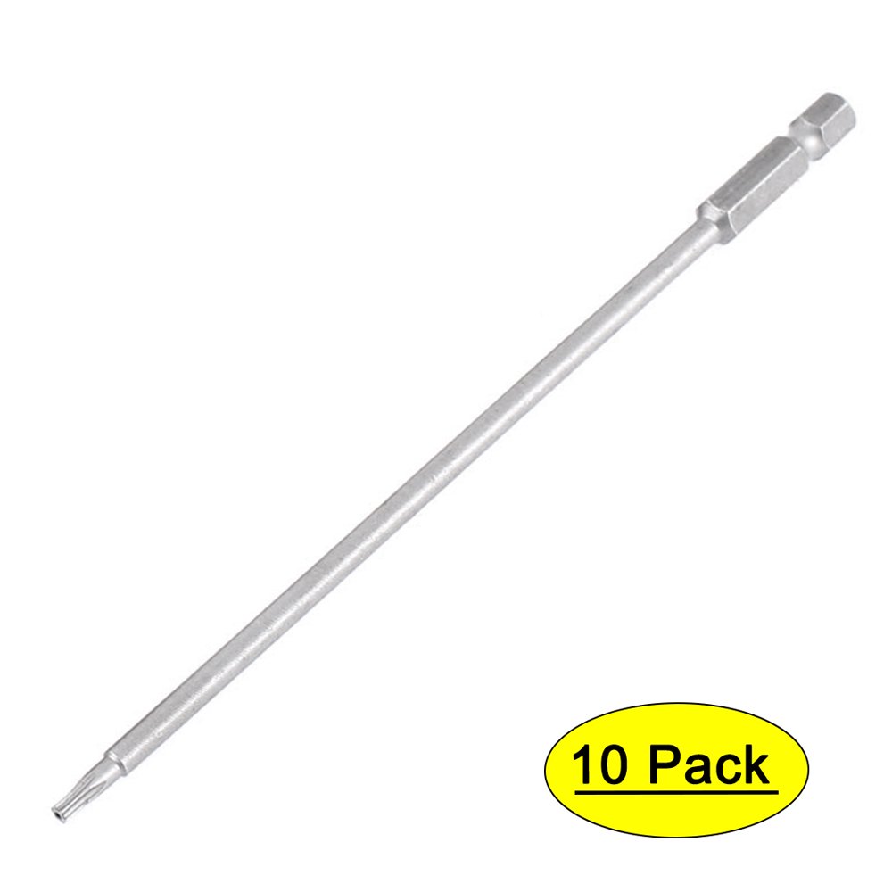10pcs 150mm Long T10 Torx Star Security Screwdriver Bits Tool Walmart