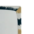 thumbnail image 3 of Ambesonne Striped Fitted Sheet, Navy Blue Beige Brush, Twin XL Size, Petrol Blue White Beige, 3 of 3