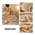 thumbnail image 6 of Throw Blankets, Fleece Throw Blankets for Bedroom 47x78inThree Layer Jacquards Blanket Multifunctional Cover Blanket Quilt Nap Blanket Suitable For Bed Or Sofa Use, 6 of 6