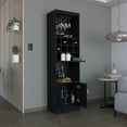 thumbnail image 4 of Elegant 71-inch Tall With Wine Modern Kitchen Pantry Drawer Shelf Unit, 4 of 5