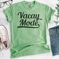 thumbnail image 2 of Vacay Mode Shirt, Unisex Women's Men's Shirt, Vacay Shirt, Beach Shirt, Vacation Travel Shirt, Island Shirt, Heather Apple Green, Medium, 2 of 6