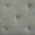 thumbnail image 4 of DHP Hastings Square Tufted Ottoman with Nailheads, Gray, 4 of 7