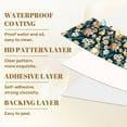 thumbnail image 6 of Vintage Peel and Stick Wallpaper Cute Bunnies Chicks Spring Flowers Dark Blue Wall Mural 17.7in x 9.8ft Self Adhesive Removable Wall Paper Renter Friendly Wallpaper for Nursery Bedroom Cabinets, 6 of 8