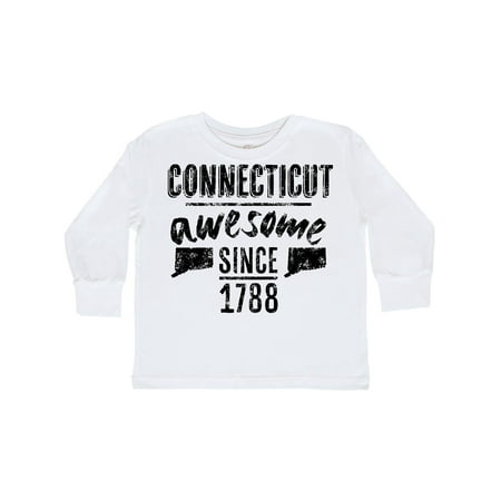 

Inktastic Connecticut Awesome Since 1788 Gift Toddler Boy or Toddler Girl Long Sleeve T-Shirt