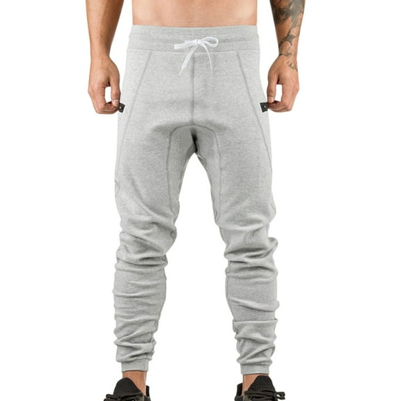 BJUTIR Sweatpants For Men Jogging Sweatpants Pants Street Fitness Slim Trousers Casual Pockets With Zipper Sports Men'S Pants