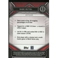 thumbnail image 2 of Babe Ruth (crease on back) Card 2017 Topps Tribute Green #1, 2 of 2