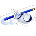 thumbnail image 2 of Kids Snorkel Set, Anti-Leak Swim Goggles & Breathing Tube for Youth Junior Child, Anti-Fog Snorkeling Gear, Swimming Diving Scuba Goggles 180 Degree Panoramic View, 2 of 8
