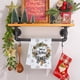 thumbnail image 5 of Toallas de cocina con estampado de árbol de Navidad | Toallas de microfibra para manos y platos para decoración navideña | Toalla absorbente de secado rápido para cocina y baño, 5 of 5