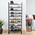 thumbnail image 3 of Costway Zapatero de 10 Niveles, Organizador Zapatero de 50 Pares con Estantes Desmontables y Estructura de Metal, Torre de Zapatos de Gran Capacidad y Ahorro de Espacio para Sala de Estar/Pasillo, 3 of 8