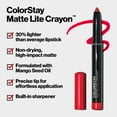 thumbnail image 4 of Revlon ColorStay Matte Lite Crayon Lightweight Lipstick, 010 Air Kiss, 4 of 11