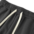 thumbnail image 5 of asjyhkr Mens Sweatpants Athletic Workout Joggers Stretchy Waist Chino Drawstring Dailywear Casual Pants with Pockets(Medium,Dark Gray), 5 of 8
