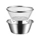 thumbnail image 1 of Juego de cesta de secado, cuenco colador, cuenco de lavado Manual de alimentos, utensilios de cocina, juego de caja de almacenamiento de colador de al, 1 of 9