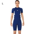 thumbnail image 2 of DIVE SAIL Traje de buceo 3MM Pantalones cortos de manga corta resistentes al desgaste Traje de neopreno Servicio prolongado Sensación de cuerpo fresco Accesorio de surf mujer azul marino L Scienceny OD019360-16, 2 of 7