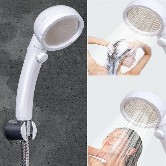 Boovnll Shower Head, Three Gears with to Adjust The Water Outlet Mode Shower Hand-Held Booster Shower Bath Rain Shower, Shower Head with Handheld
