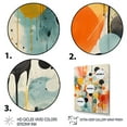 thumbnail image 3 of Designart "Atomic Abstraction Colorful Mid Century Art I" Abstract Canvas Print, 3 of 5