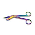thumbnail image 2 of Artzone Lister Bandage Scissors - 5.5-Inch Cynamed Medical-Grade Stainless Steel Shears - Multi-Colored Rainbow Titanium Finish - Sharp Blades Cut Through Bandages, Dressing, Tape, Gauze, Cl, 2 of 3