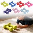 thumbnail image 1 of Kroder 2pcs Basics Neoprene Dumbbell Hand Weights for Exercise and Muscle Toning (2kg）, 1 of 5