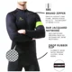 thumbnail image 4 of Maillot de ciclismo X-TIGER para hombre, color blanco, manga larga, transpirable, secado rápido, cremallera completa con 3 bolsillos traseros, ropa para bicicleta de carretera, 4 of 5