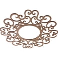 thumbnail image 2 of 28"OD x 10 3/4"ID x 3/8"T Reims Wood Fretwork Pierced Ceiling Medallion, Walnut, 2 of 3