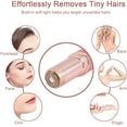 thumbnail image 5 of Skywee Painless Hair Removal for Women, Facial Hair Remover Devices Rechargeable, 2 x Replacement Heads Included, Best Womans Electric Face Shaver for Upper Lip, Chin, Mustache, 5 of 10