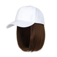 thumbnail image 1 of Beauty Turmeric Cleanser Best Makeup Treatment Facial Women Care Skin Cover Luminesce Naturium Baseball Cap With Hair Extensions Straight Short Bob Hairstyle Adjustable Removable Wig Hat 7.9inch For W, 1 of 3