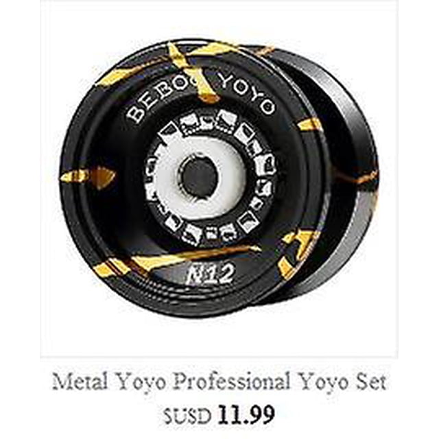 Yoyo Professional Yoyo Ball Metal de alta calidad Yoyo Classic Toys Diabolo Magic Gift para ni?os LingWen 8390606742261