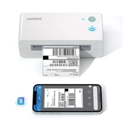 JADENS Thermal Label Printer 4x6 Shipping Label Printer for Shipping Packages Small Business White