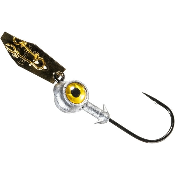 Z-Man Eye Strike Chatterbait 5/0 Bladed Jig Gold 1/2 oz