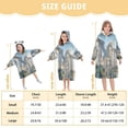 thumbnail image 3 of BZSMCE Wearable Blanket Hoodie Fashion Legendary Pegasus Home Wear, 3 of 7