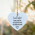 thumbnail image 2 of UYUH Heart Ornament Sweet Neighbor Gift Porcelain Keepsake with Message Housewarming, Friendship, Long-Distance Thoughtful Present‌, 2 of 3