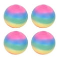 thumbnail image 2 of Juguete de pelota antiestrés, 4 piezas coloridas para aliviar el estrés, pelota sensorial elástica, pelota para apretar, uso conveniente, 2 of 8
